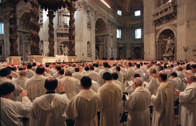 How did celibacy become mandatory for priests?